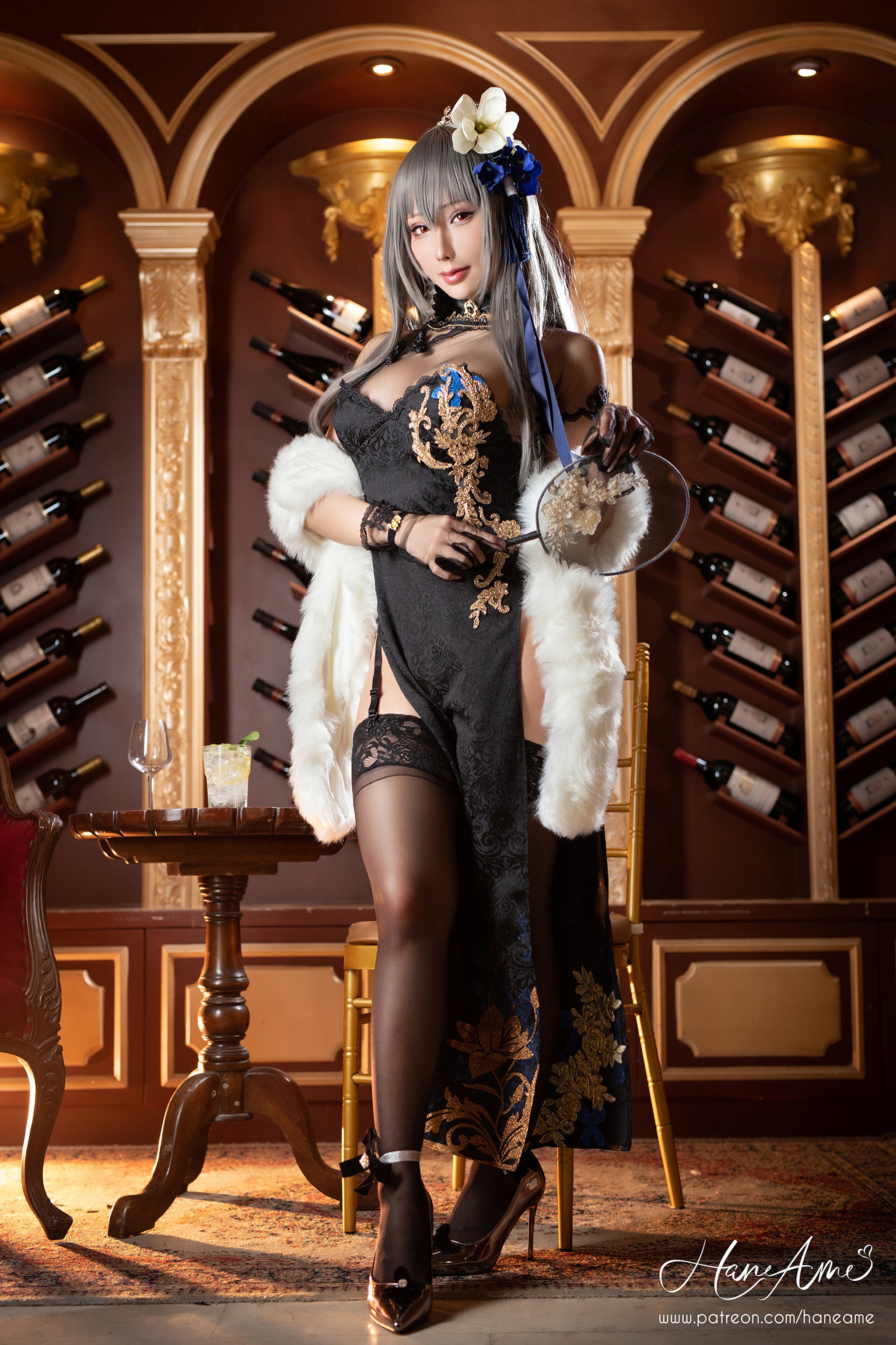 雨波_HaneAme - NO.127 AzurLane Saint.Louis 路易九世旗袍[29P]-XikXak